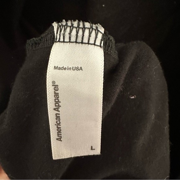 American Apparel Open Back V-Neck Bodysuit Large - Picture 3 of 4